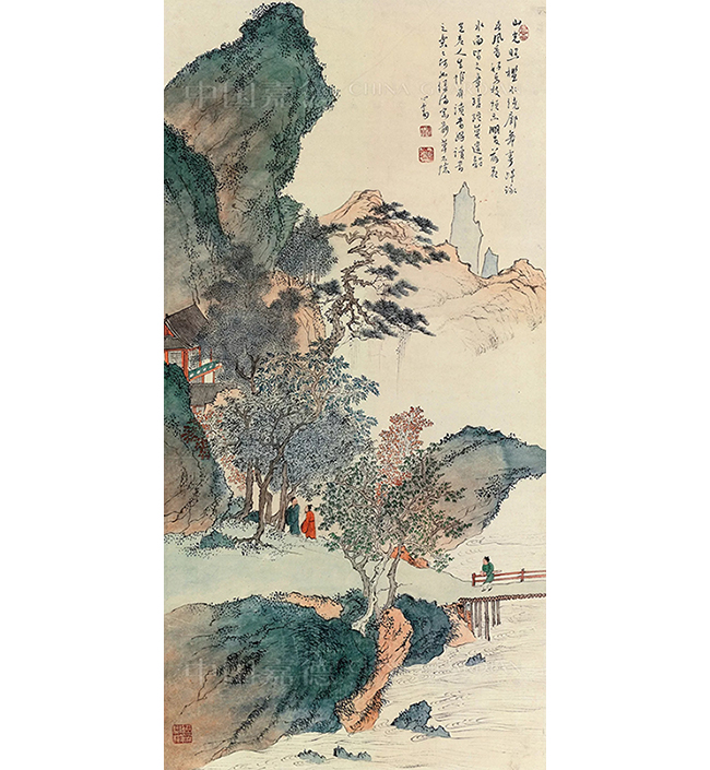 中國(guó)嘉德2019秋拍 | 讀書(shū)之樂(lè)四時(shí)有 江山為助筆縱橫——溥儒《四時(shí)山水》