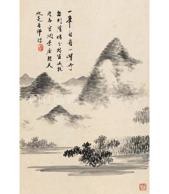 中國(guó)嘉德2019秋拍 |  大觀古書畫夜場(chǎng)之十七世紀(jì)“黃山畫派”專題